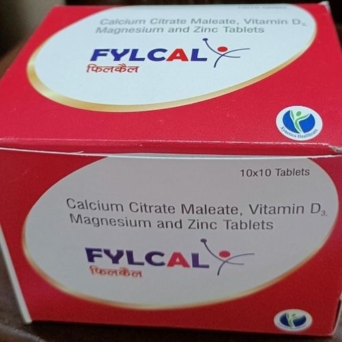 Calcium Maleate, Vitamin D3 Magnesium And Zinc Tablets General Medicines