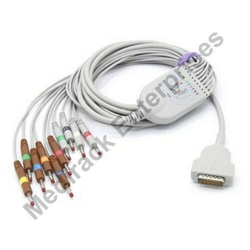 Compatible For Ge Included 15 Pin 10 Lead Ecg Cable