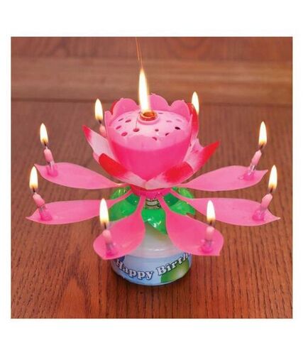 Flower Design Birthday Candle For Party Decoration