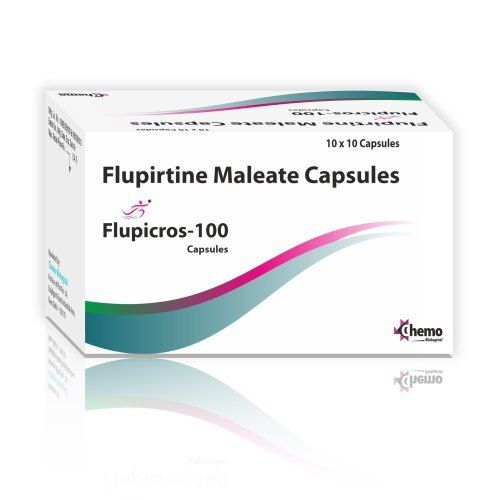 Flupirtine Maleate 100Mg Capsules, 10X10 Capsule General Medicines