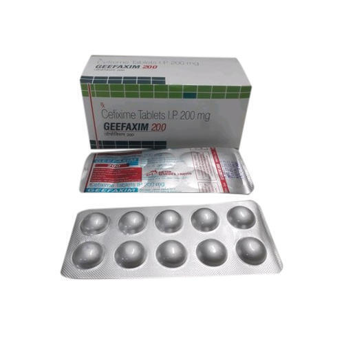 Geefaxim 200 Mg Tablets 10 X 10 Tablets General Medicines