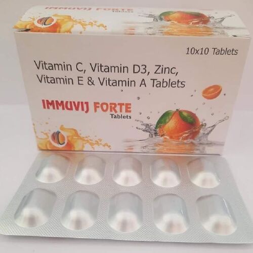 Immuvij Forte Tablets (Pack Size 10 X 10 Tablets) General Medicines