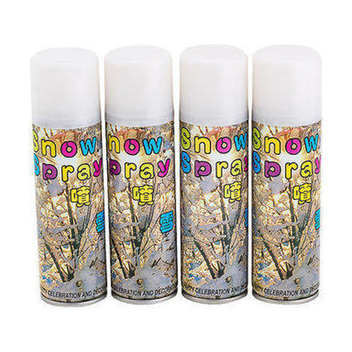 White Manual Snow Spray For Party Celebration And Decoration