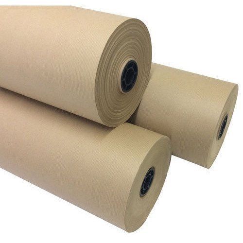 Brown Pe Coating Waterproof 100M Size Offset Printing Kraft Paper Roll