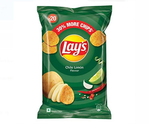 Spicy And Crispy Chili Lemon Flavor Fried Lays Potato Chips