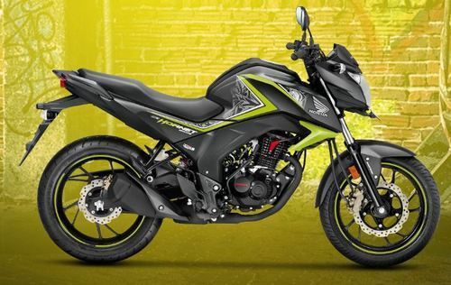 Two Wheeler Stylish Look Comfortable Premium Grade Best Black And Green Honda Motor Cycle