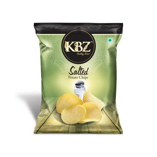 100% Vegetarian Edible Oils Free Of Trans Fat Salty Potato Chips Kbz Solted Potato Chips 45gm