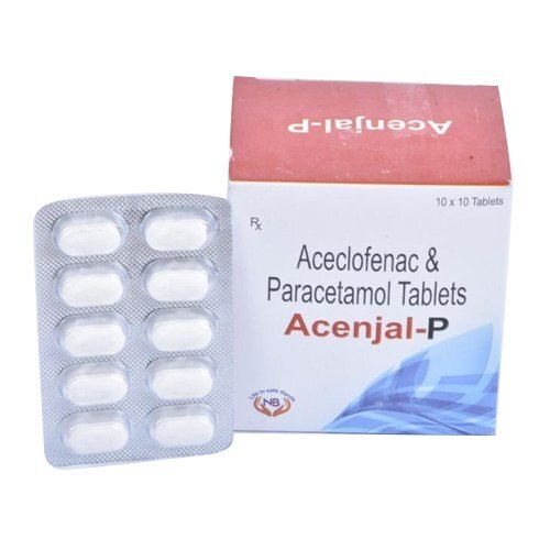 Aceclofenac & Paracetamol Tablets, 10X10 Tablets Age Group: Adult