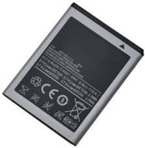Black And Silver 2500mah Capacity Rectangular Mobile Phone Battery 