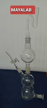 Borociticate Glass Transparent Kipp Apparatus For Laboratory Use