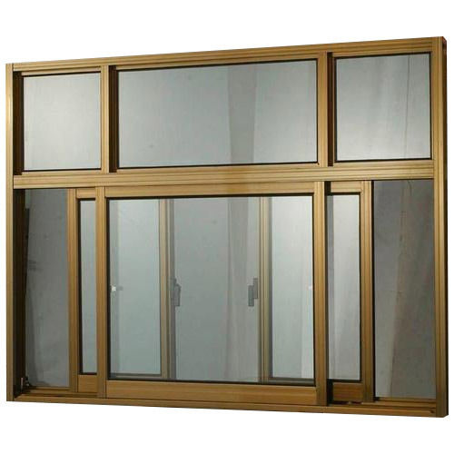 Stainless Steel Durable And Thick Aluminum Frame Weather Resistant Clear Glass Excellent Visibility Aluminum Sliding Window 