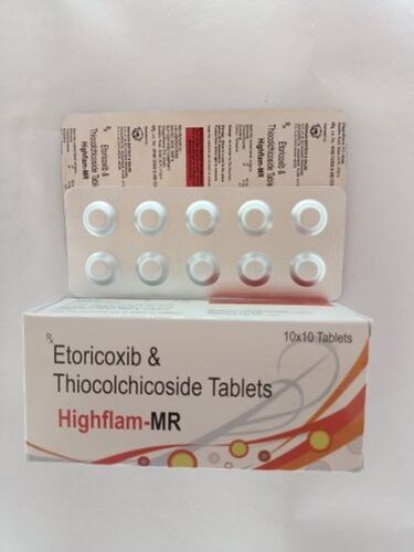 Etoricoxib & Thiocolchicoside Tablets, 10x10 Tablets