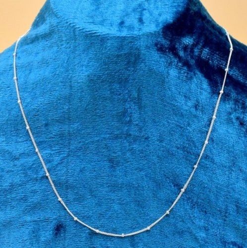 Finest Quality Solid Silver Lightweight Comfortable Wear Pure Streeling Sliver Chain