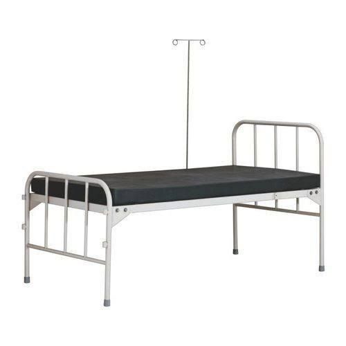 White Heavy Duty And Portable Light Weight Folding Plain Hospital Bed