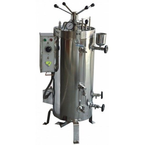 Newton Scientific Products 60 Liters Vertical Aluminium Silver High Pressure Cylinder Autoclave 