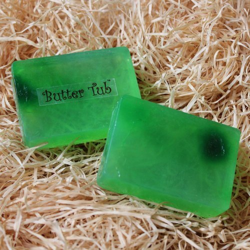 Pure Natural Skin Friendly And Glowing Free Square Shape Smooth Skin Green Aloe Vera Soap Ingredients: Herbal