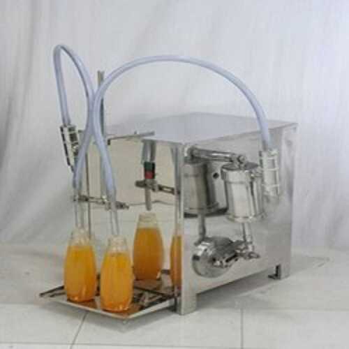 Semi Automatic Liquid Filling Machine, Stainless Steel Body Material, 0.5 - 5 Hp
