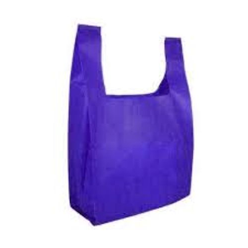 U Cut Biodegradable Purple Ldpe Carry Bags For Groceries And Daily Needs
