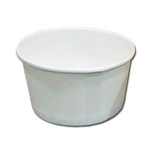हल्के डिस्पोजेबल, पर्यावरण के अनुकूल और पुन: उपयोग करने योग्य सफेद आइसक्रीम पेपर कप लीड टाइम: 7