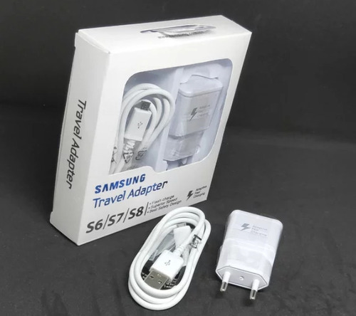 Samsung Travel Adapter - Rubber and Plastic 50 cm Length Compact White Design | Fast Charging 12V Input Lightweight for On-the-Go Use