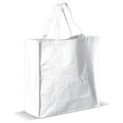 Flexibility Light In Weight Eco-Friendly And Reusable For Shopping Pp Woven White Bag