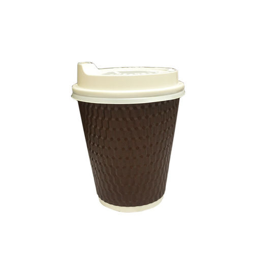 Light Weight Recyclable Biodegradable Brown And White Disposable Paper Cup