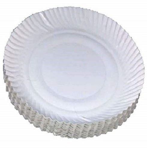 Papper Sulekas White 12 Inch Environment Friendly Recyclable Easy To Use Plain White Paper Plate