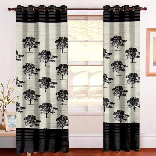 Lightweight Washable Durable Long Lasting Anti Dust Black And White Window Curtain  Design: Modern