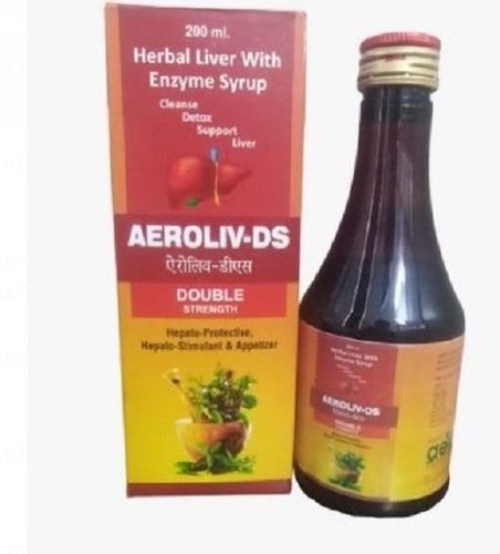 Double Strenght Herbal Liver With Enzyme Syrup With 200Ml Bottle Pack  Age Group: Suitable For All