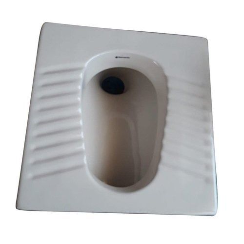 5 Kilograms Floor Mounted Rectangular Ceramic White Toilet Seat