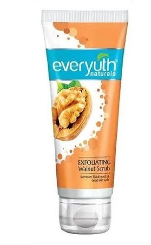 Exfoliating Cream Walnet Everyuth Natural Scrub For Brightening And Smooth Skin  Color Code: White