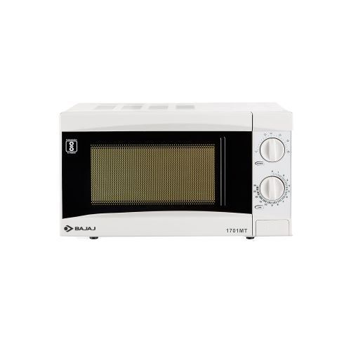 White Bajaj 700 Watt And 220-240 Volt 17 Liter Microwave Oven With 1 Year Warranty