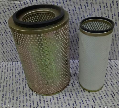 Corrosion Resistant Rust Free Long Lasting Stainless Steel Air Compressor Filter - Stainless Steel, Round Shape, Brown Color | Ceramic Medium Filter, Pre Filter, Bag Filter