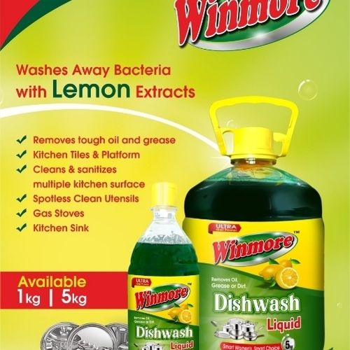 Dish Wash Liquid Removes Tough Oil And Grease, Available In 1 Kg And 5 Kg