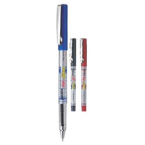 Blue Easy To Replace Cartridge And Long Lasting Retractable Flair Silkina Classmate Ball Pen