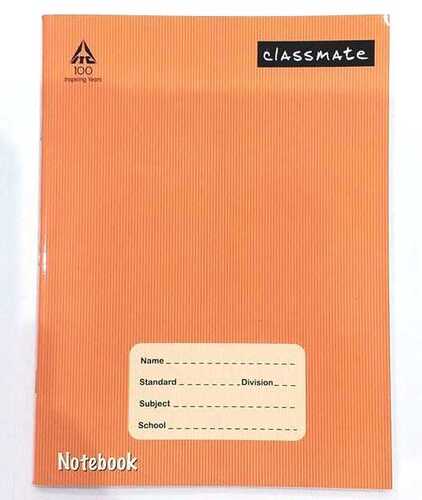 Hard Cover Light Weight Smooth Pages Rectangular Classmate A4 Notebook