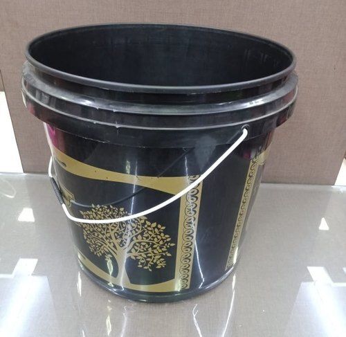 Pvc Leakproof Strong Durable Lightweight And Versatile Black Plastic Buckets