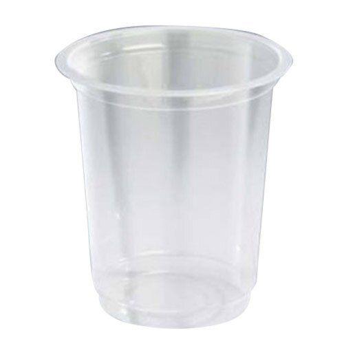 Light Weight Round Easy To Use And Eco Friendly White Plastic Disposable Glass Size: 250 Ml