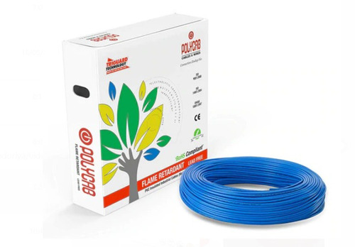 1.5 वर्ग मिमी और 90 मीटर लंबाई के साथ इलेक्ट्रिक फिटिंग के लिए पॉलीकैब पीवीसी सिंगल कोर हाउस वायर क्षमता: 220 वोल्ट (वी)