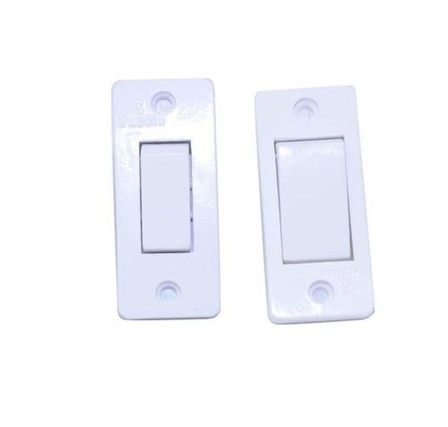 White Related Voltage 240 Volt One Way Pvc Material Electrical Switches 2.5 Inch Max. Current: 6 Ampere (Amp)