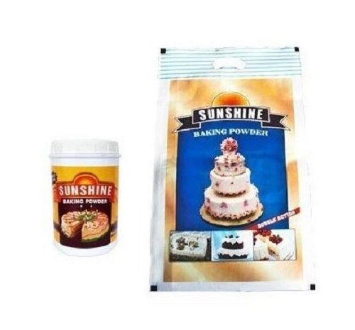 Sunshine Double Action White Baking Powder Pack Of 1 Kg Use For Making Cake Pack Size: Packets