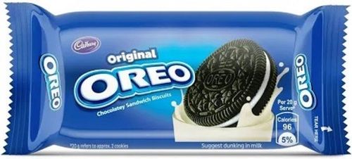 20 Grams Pack Size Round Yummy And Delicious Chocolate Cream Oreo Biscuit