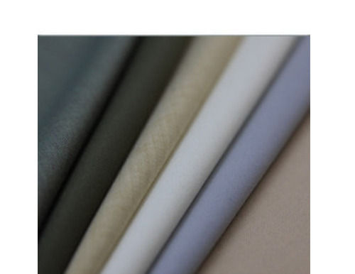 200 Gsm Washable And Soft Texture Multi Color Plain Polyester Shirting Fabric