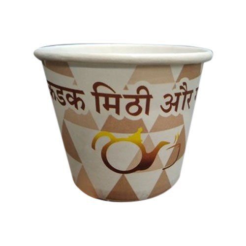 50 Ml Printed Disposable Paper Cups For Liquid Beverages, Pack Of 50