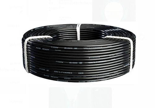 High Volt Anchor Black Cable Used For Industrial And Commercial Applications, 90 Meter Conductor Material: Copper