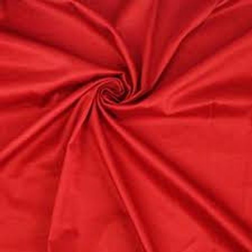 Red Beautiful Durable Fabric Soft Smooth Fashion Attractive Cotton Textured Silk Fabric