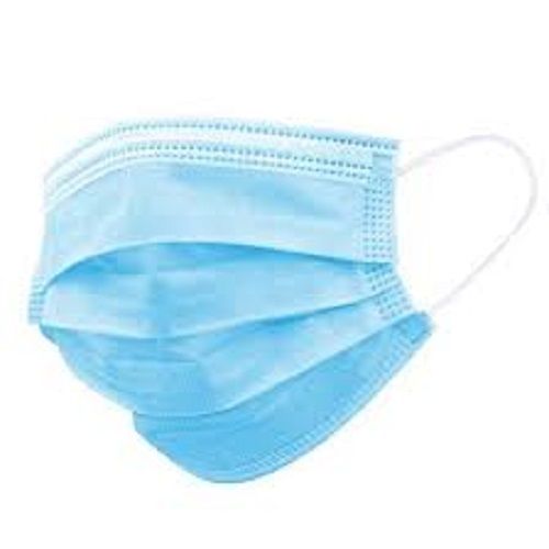 Lightweight Eco Friendly Non Woven Soft Blue Disposable Surgical Face Mask