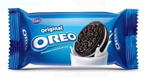 Brown Sweet And Delicious Round Shape Oreo Chocolate Biscuit With 25 Grams Packet Pack  Fat Content (%): 2 Percentage ( % )