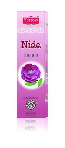 Pink Color Charcoal Solid And Smooth Floral Batti Fragrances Incense Sticks  Burning Time: 1 Years