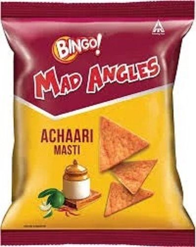 Salty And Tasty Triangular Shape Fried Snack Bingo Mad Angle Achaari Masti Packaging: Box